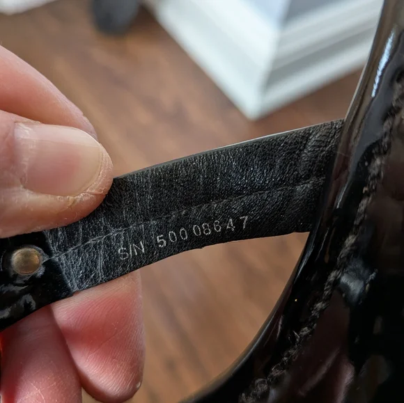 Tory Burch Women's Black Patent Leather Miller Sandals Size 7 - Picture 9 of 10